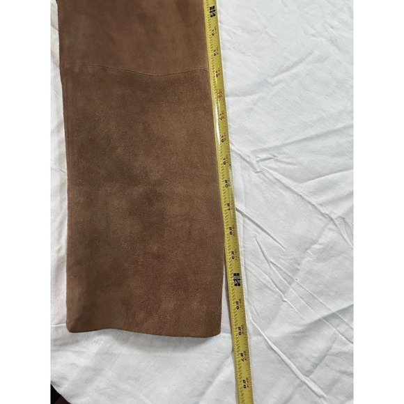 WH Belk Blazer Vtg Men 44L GOAT Suede Leather Brown - Picture 12 of 16